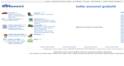 Desktop Screenshot of abcannunci.it
